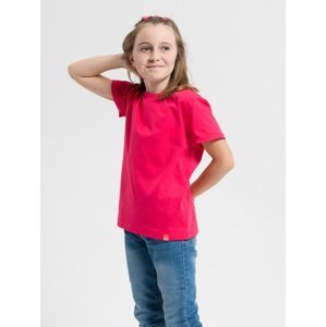 Dětské bavlněné triko cityzen dorotka malinová 128-134
