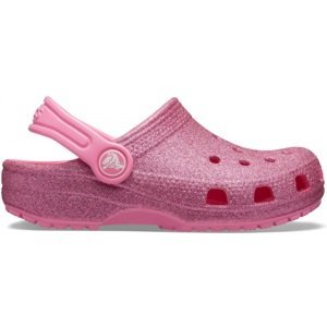 Dětské boty crocs classic glitter růžová 28-29