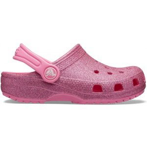 Dětské boty crocs classic glitter růžová 29-30