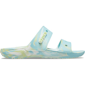 Dámské pantofle crocs classic sandal marbled zelenomodrá 39-40