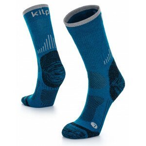 Unisex outdoorové ponožky kilpi mirin-u s merino vlnou tyrkysová 35