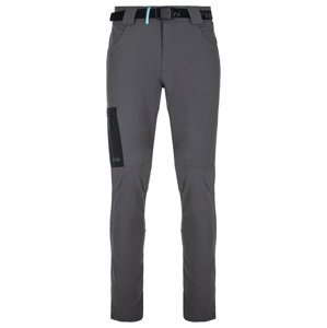 Pánské outdoorové kalhoty kilpi ligne-m tmavě šedá 3xl