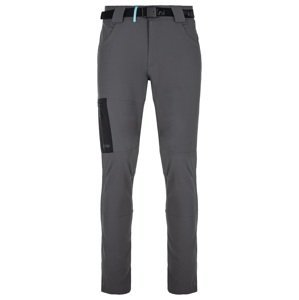 Pánské outdoorové kalhoty kilpi ligne-m tmavě šedá xls