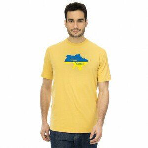 Pánské tričko bushman help ukraine žlutá xxxl