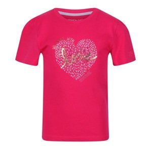 Dětské bavlněné tričko regatta bosley v růžová 98_104
