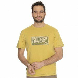 Pánské tričko bushman donato žlutá l