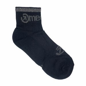 Unisex ponožky meatfly middle černá/černá l
