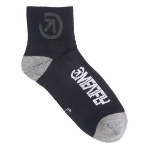 Unisex ponožky meatfly middle černá s