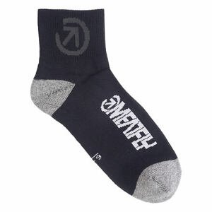Unisex ponožky meatfly middle černá l