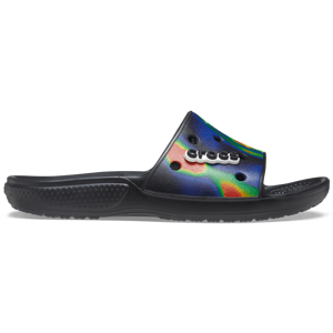 Dámské pantofle crocs classic slide solarized černá/tmavě modrá 36-37