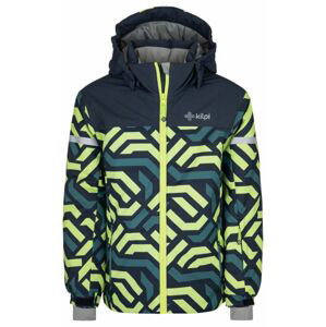 Chlapecká lyžařská bunda kilpi ateni-jb tmavě zelená 110-116