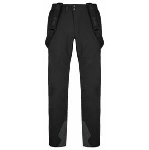 Pánské softshellové lyžařské kalhoty kilpi rhea-m černá s