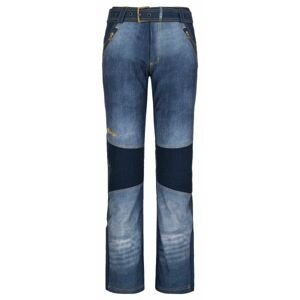 Dámské softshellové lyžařské kalhoty kilpi jeanso-w modrá 36