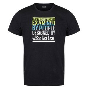Pánské bavlněné tričko kilpi typon-m černá xl