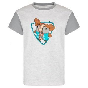 Chlapecké bavlněné tričko kilpi albion-jb bílá 86