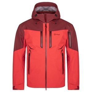 Pánská outdoorová nepromokavá bunda kilpi hastar-m červená xl