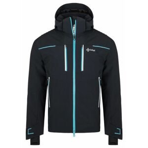 Pánská lyžařská bunda kilpi team jacket-m černá xl