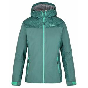 Dámská lyžařská bunda kilpi flip-w tmavě zelená 52