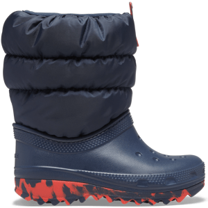 Dětské zimní boty crocs classic neo puff tmavě modrá 29-30