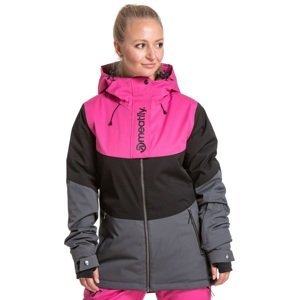 Dámská bunda meatfly snb & ski  kirsten premium černá/růžová m