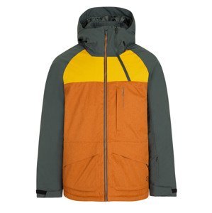 Pánská zimní bunda protest kenisington zelená/oranžová xl