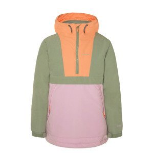 Dívčí lyžařská bunda protest sennay zelená/oranžová 140