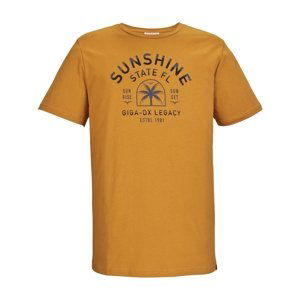 Pánské bavlněné tričko killtec 130 žlutá l