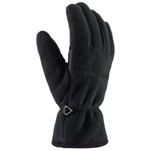 Dětské fleecové rukavice viking comfort černá 2