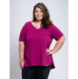 Dámské tričko cityzen lady plus size purpurová 46