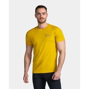Pánské bavlněné triko kilpi bande-m žlutá l