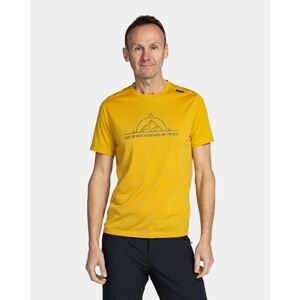 Pánské merino triko kilpi merin-m žlutá xl