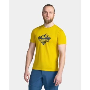 Pánské technické triko kilpi garove-m žlutá s