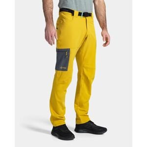 Pánské outdoorové kalhoty kilpi ligne-m žlutá 4xl