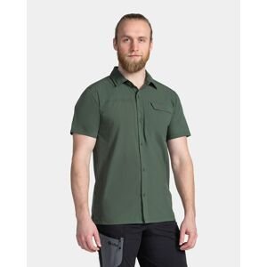 Pánská technická košile kilpi bombay-m tmavě zelená xl