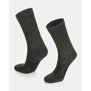 Unisex outdoorové ponožky kilpi mirin-u tmavě zelená 39