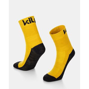Unisex outdoorové ponožky kilpi lirin-u žlutá 43