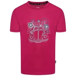 Dětské funkční tričko dare2b rightful tmavě růžová 122_128