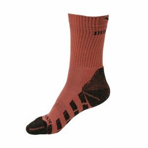Unisex ponožky bushman trek ii červená 39-42