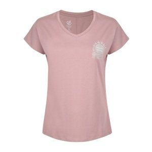 Dámské bavlněné tričko dare2b tranqulity světle růžová 32