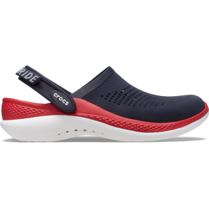 Unisex boty crocs literide 360 tmavě modrá/červená 46-47