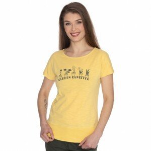 Dámské tričko bushman marla žlutá 3xl