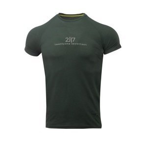 Pánské merino tričko s krátkým rukávem 2117 luttra zelená xl