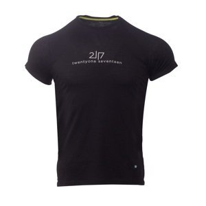 Pánské merino tričko s krátkým rukávem 2117 luttra černá l