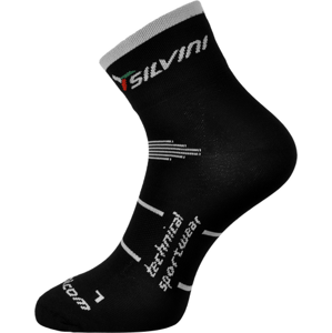 Unisex ponožky silvini orato černá 39-41