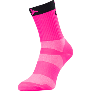 Unisex ponožky silvini orato růžová/tmavě šedá 34-35