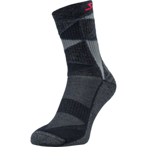 Unisex zateplené ponožky silvini vallonga černá 34-35