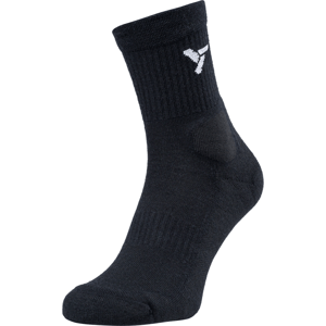 Unisex merino ponožky silvini lattari černá/bílá 34-35