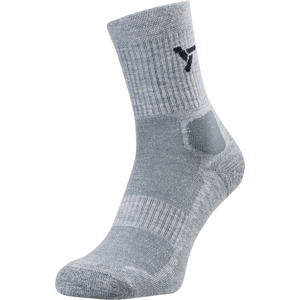 Unisex merino ponožky silvini lattari šedá/černá 39-41