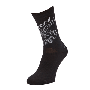 Unisex cyklo ponožky silvini bardiga černá/bílá 36-38
