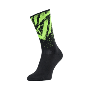 Unisex enduro ponožky silvini nereto černá/neonově žlutá 36-38